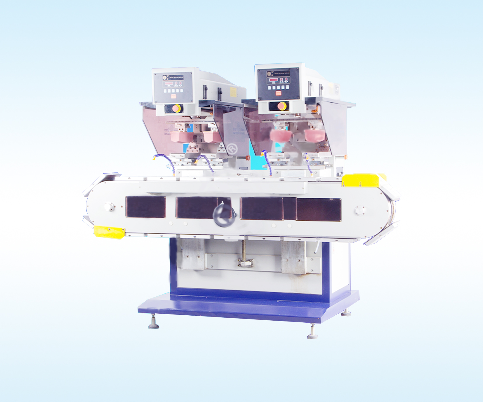 四色移印機(jī) SP-848VD2 氣動坦克帶雙體四色移印機(jī)